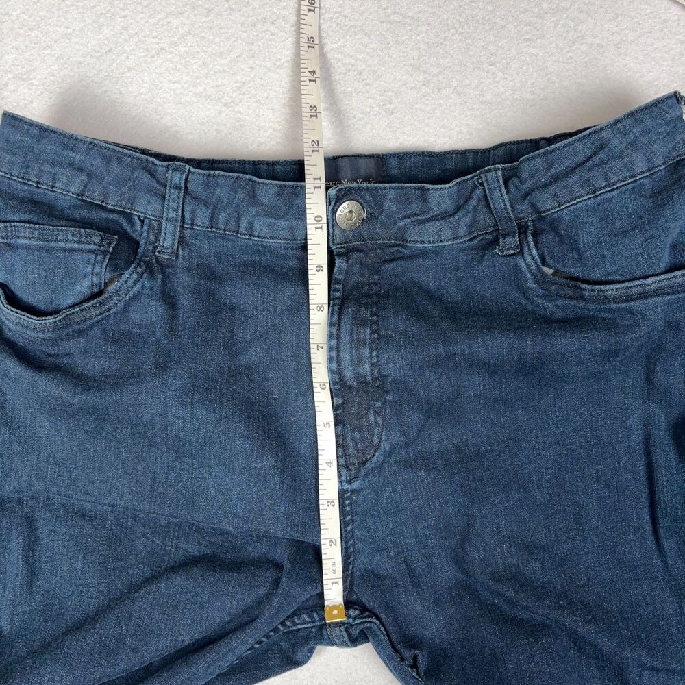 Jachs New York Men's 40x34 Straight Leg Stretch Jeans Dark Wash Blue Minimalist - Picture 5 of 10